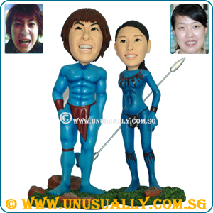 Custom 3D Lovely Couple Avatar Figurines